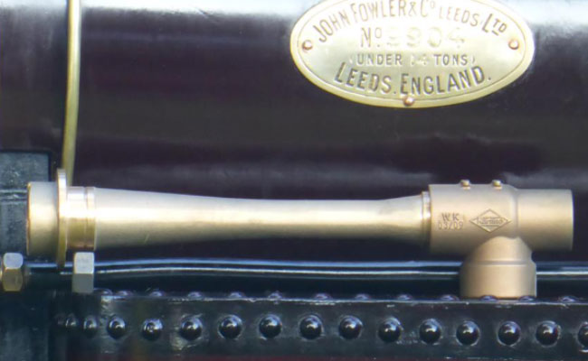 The bronze Körting steam jet fluid ejector for the water supply