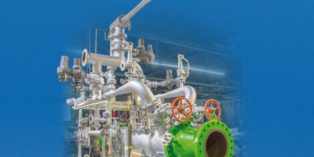 Venting groups for turbine condensers 