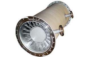 Swirl droplet separator (DTA)